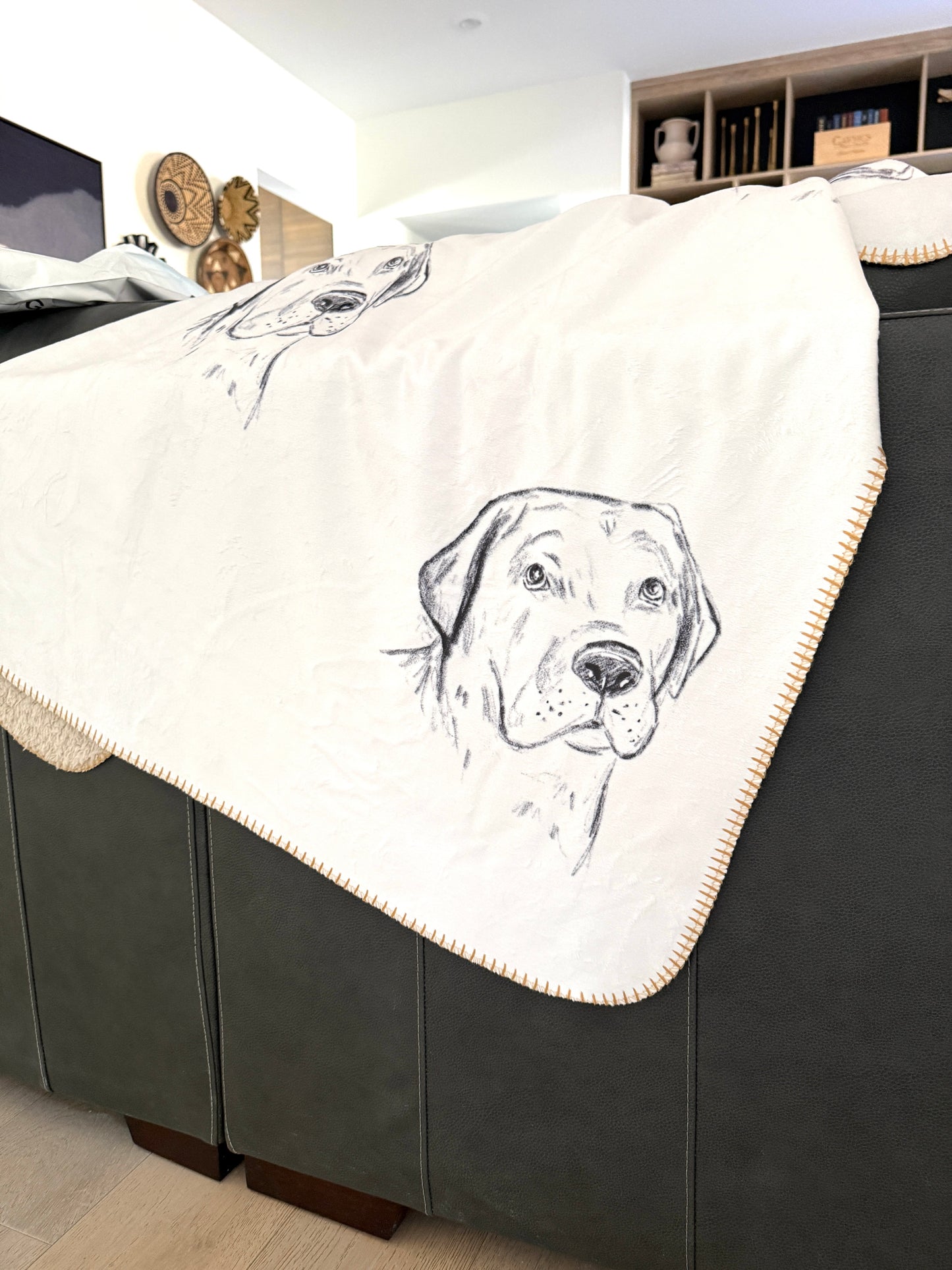 The Labrador Keepsake Custom Blanket