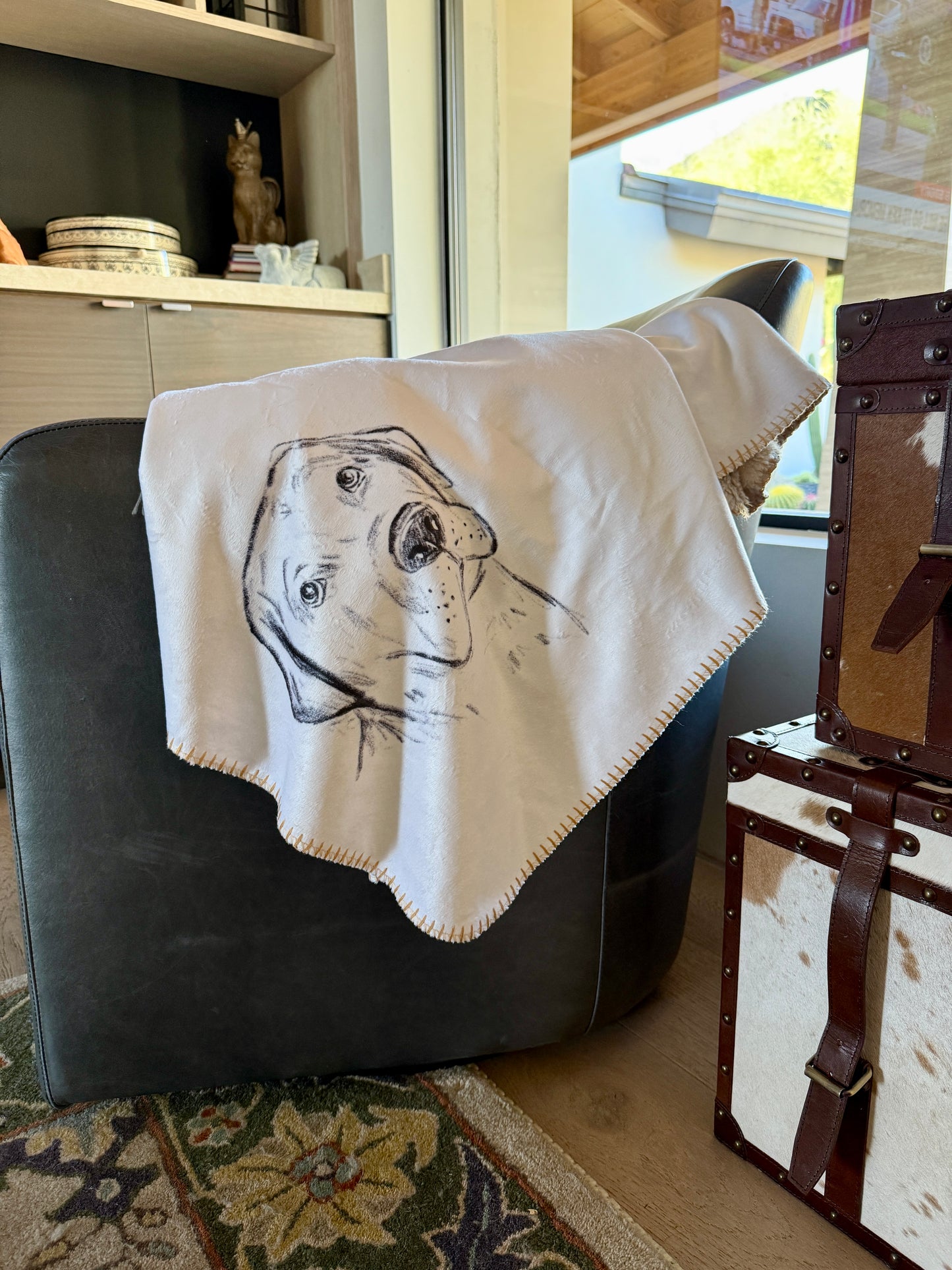 The Labrador Keepsake Custom Blanket